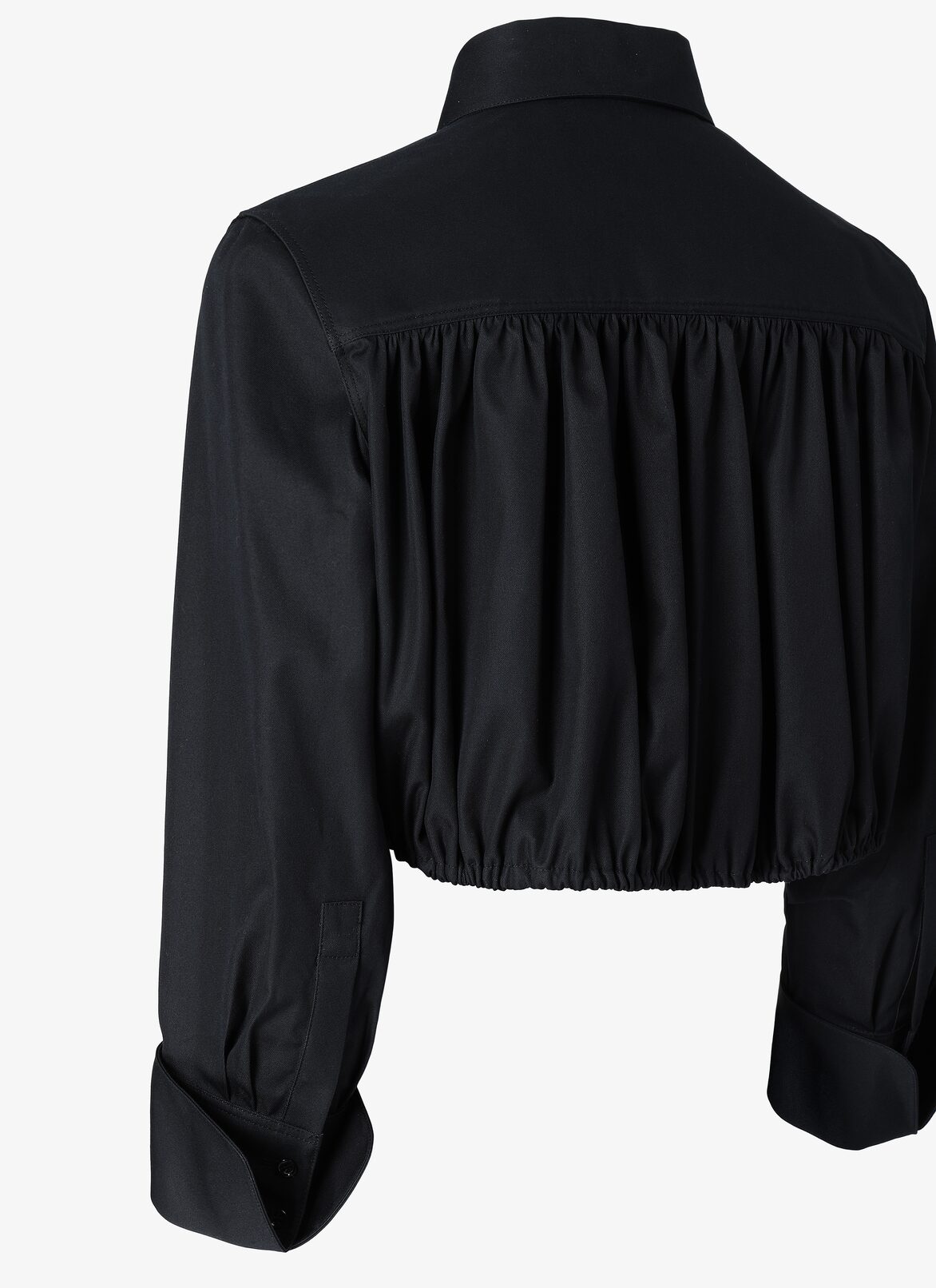SHIRT GABARDINE DE COTON BLACK ALAÏA BLACK  SHIRT GABARDINE DE COTON BLACK